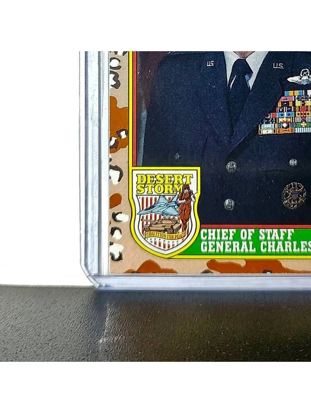 General Charles A. Horner 1991 Topps Desert Storm #7 Card - Picture 5 of 10